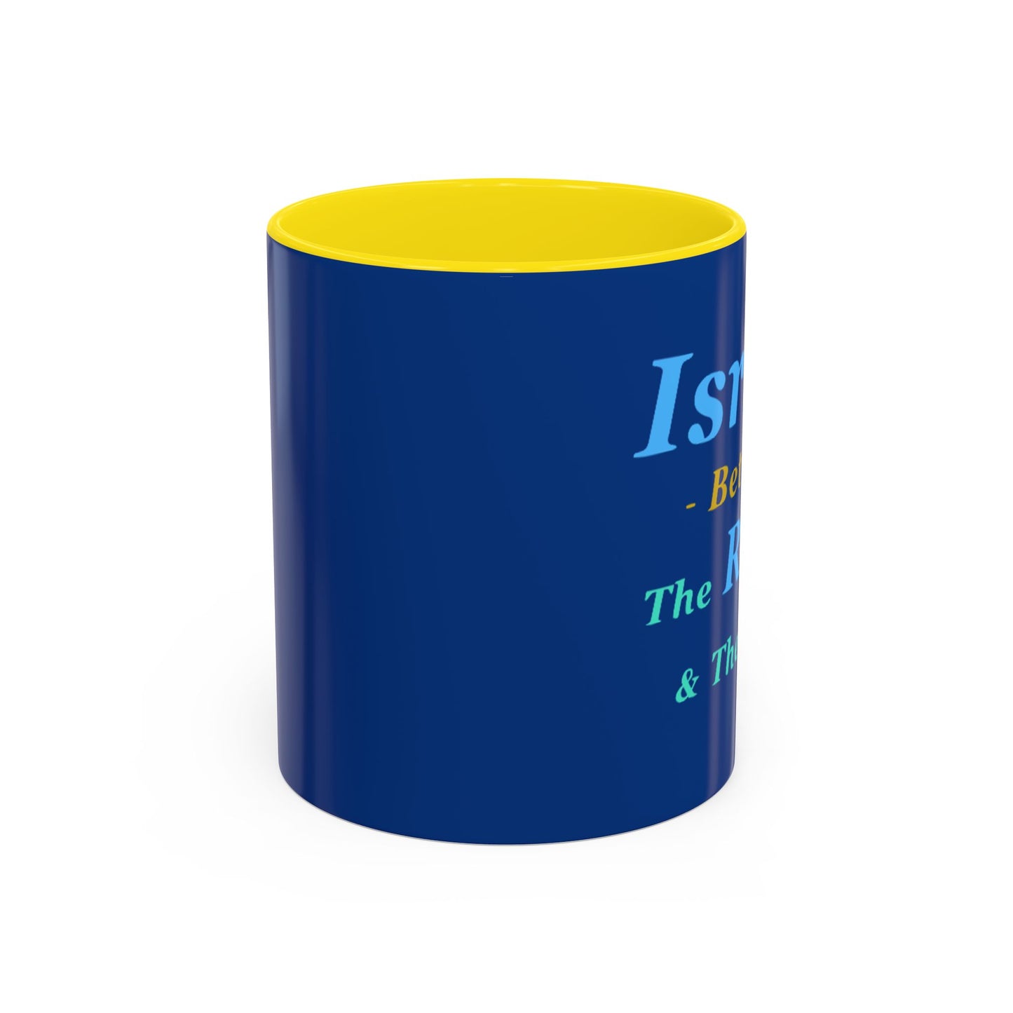 Inspirational Accent Coffee Mug - "Israel Between The River & The Sea" - Perfect Gift for Coffee Lovers
