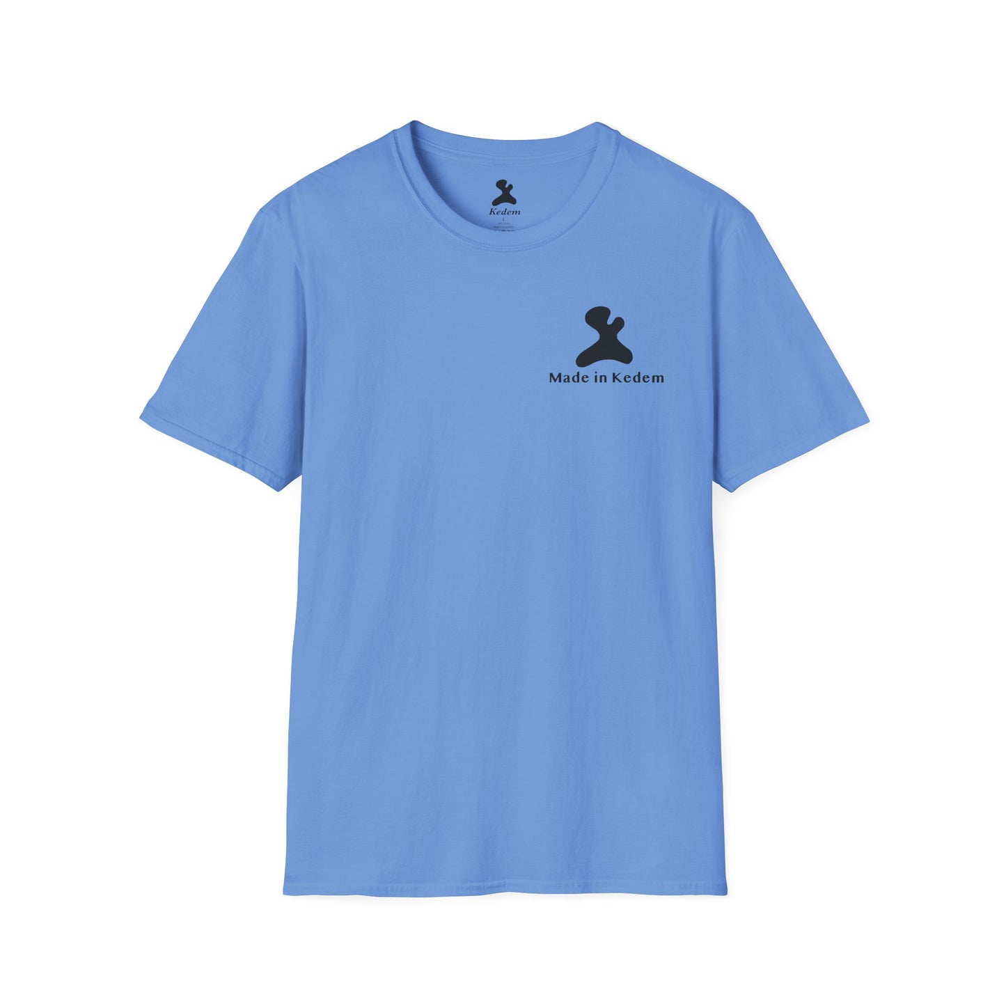 Unisex Softstyle T-Shirt - Peaceful Vibes Graphic Tee with Hebrew Text