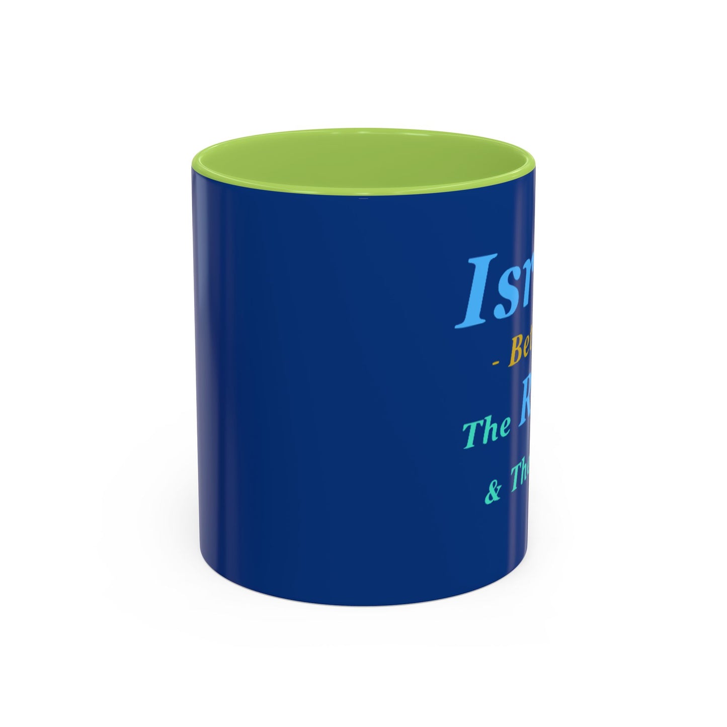Inspirational Accent Coffee Mug - "Israel Between The River & The Sea" - Perfect Gift for Coffee Lovers