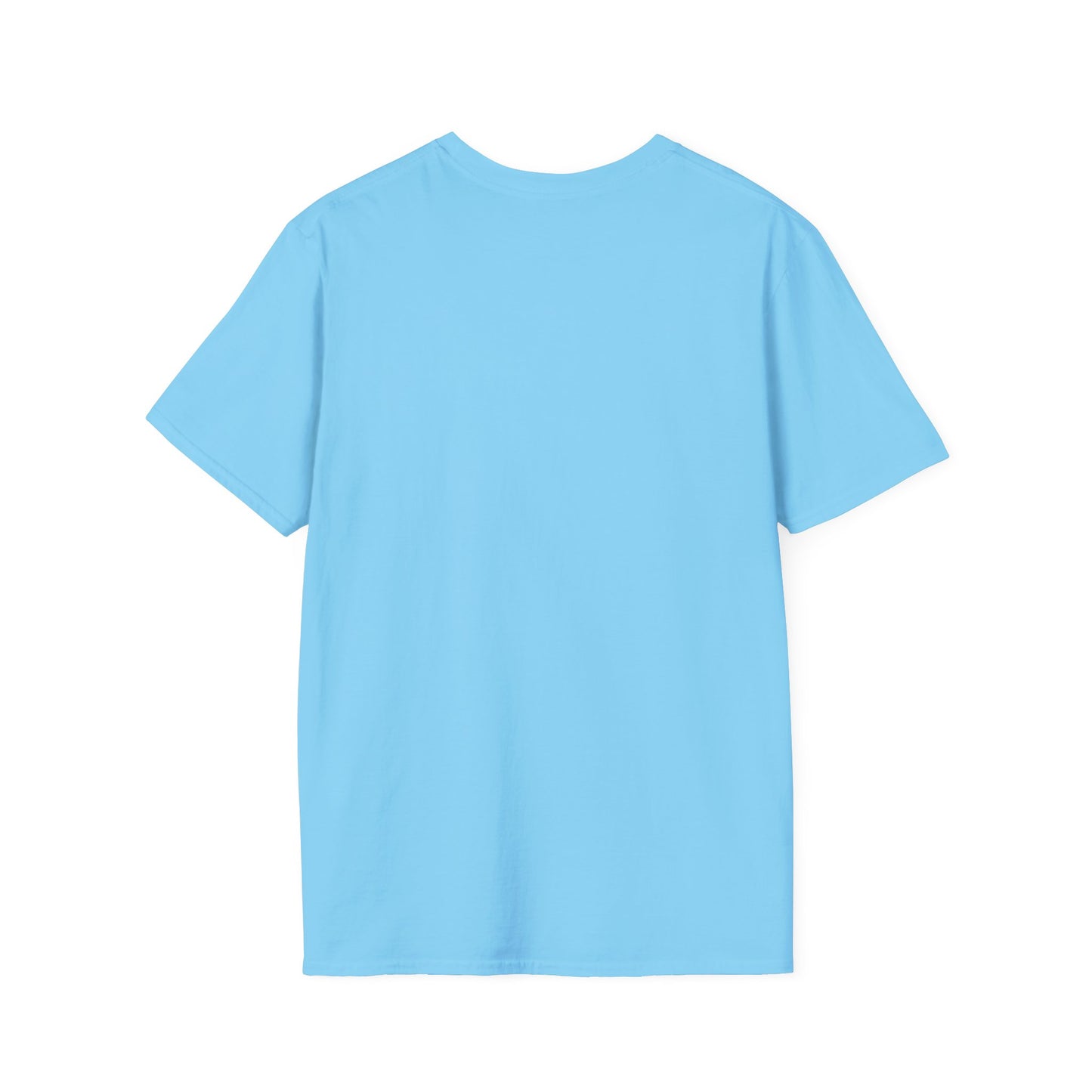 Unisex Softstyle T-Shirt - Peaceful Vibes Graphic Tee with Hebrew Text