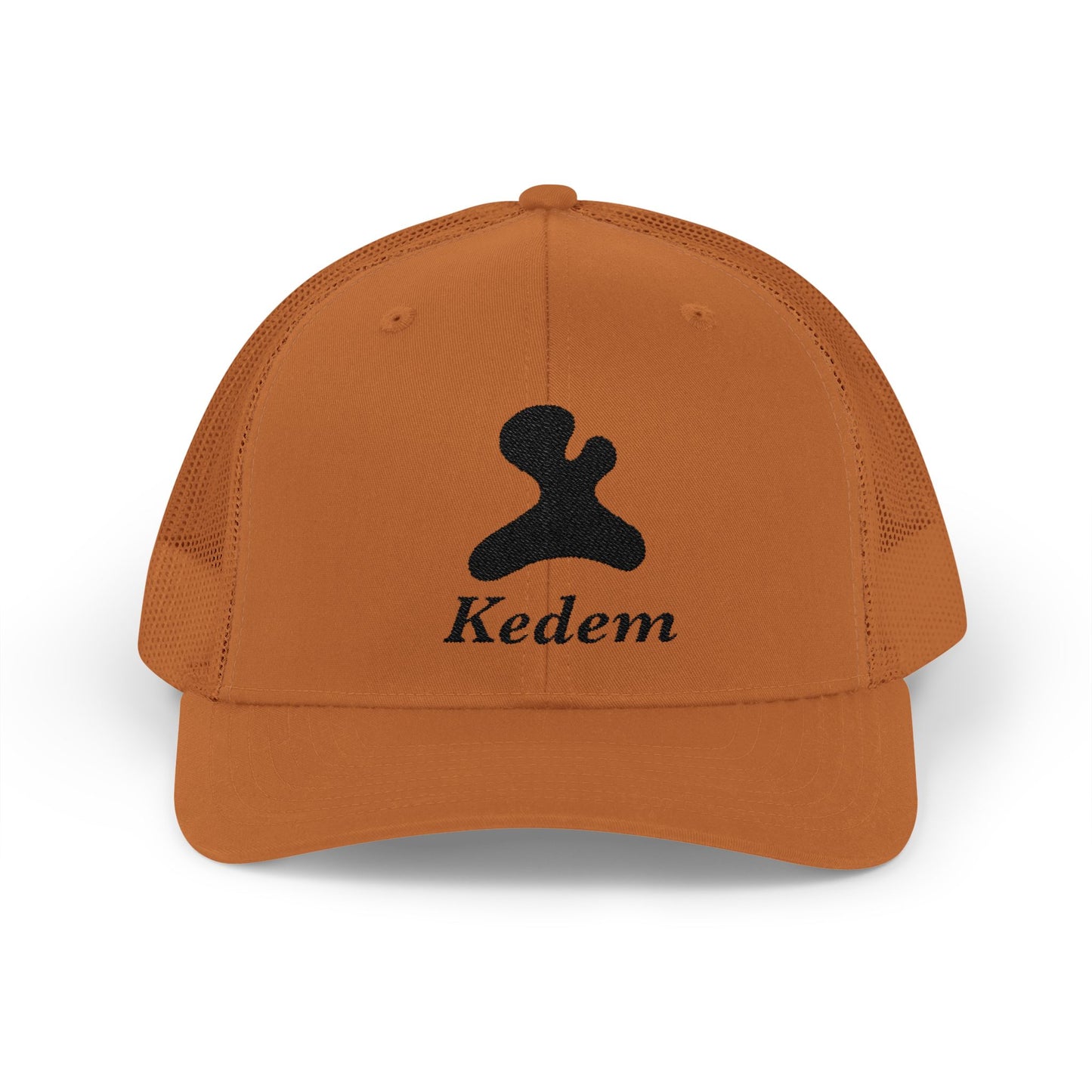 Stylish Snapback Trucker Cap with Kedem Design - Perfect for Casual Outings, Outdoor Adventures, Gifts, and Festivals