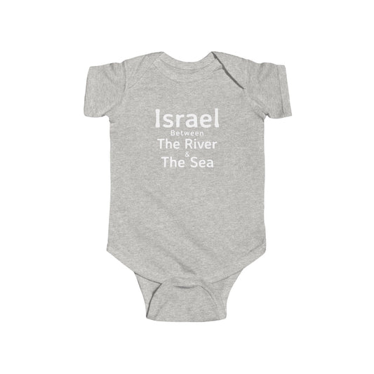 Israel River and Sea Baby Bodysuit | Infant Gift, Cute Baby Outfit, Newborn Clothes, Toddler Apparel, Baby Shower Gift