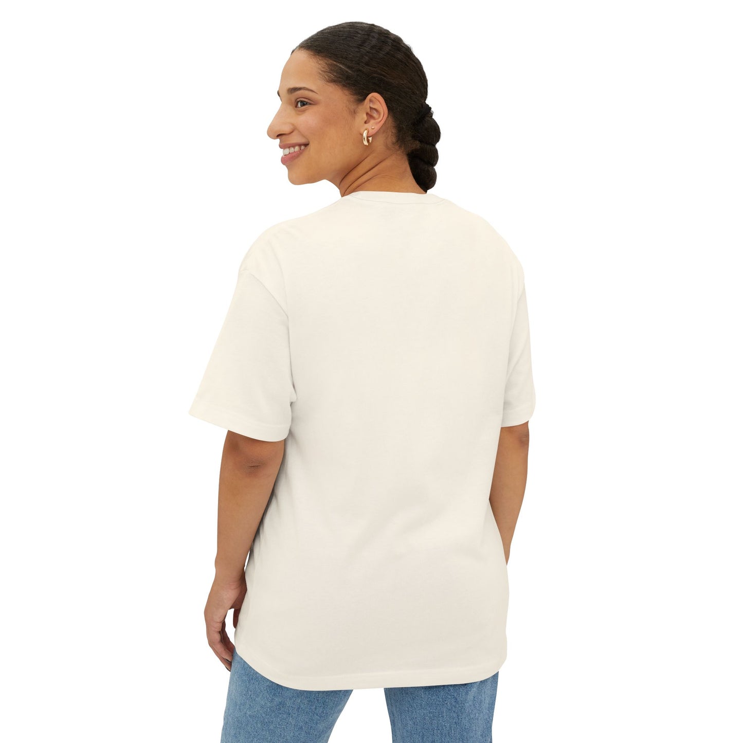 Stylish Unisex Oversized Boxy Tee - 'Israel Between The River & The Sea' Graphic T-Shirt