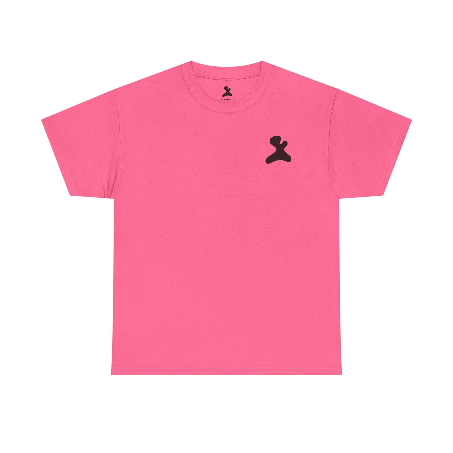 Unisex Heavy Cotton T-Shirt - Made in Kedem logo, Casual Wear, Everyday Outfit, Eco-Friendly Gift, Comfortable Apparel.