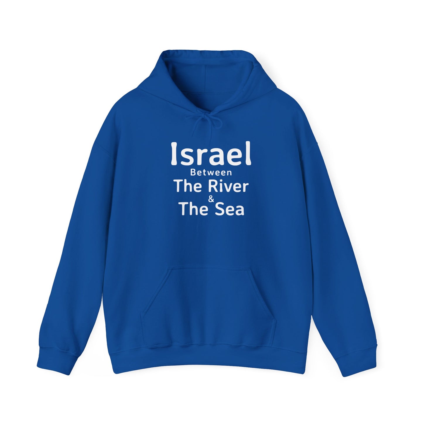 Unisex Hooded Sweatshirt - 'Israel Between The River & The Sea'