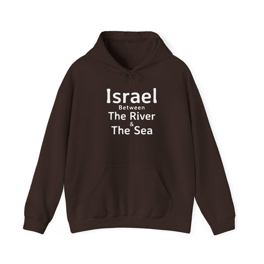Unisex Hooded Sweatshirt - 'Israel Between The River & The Sea'