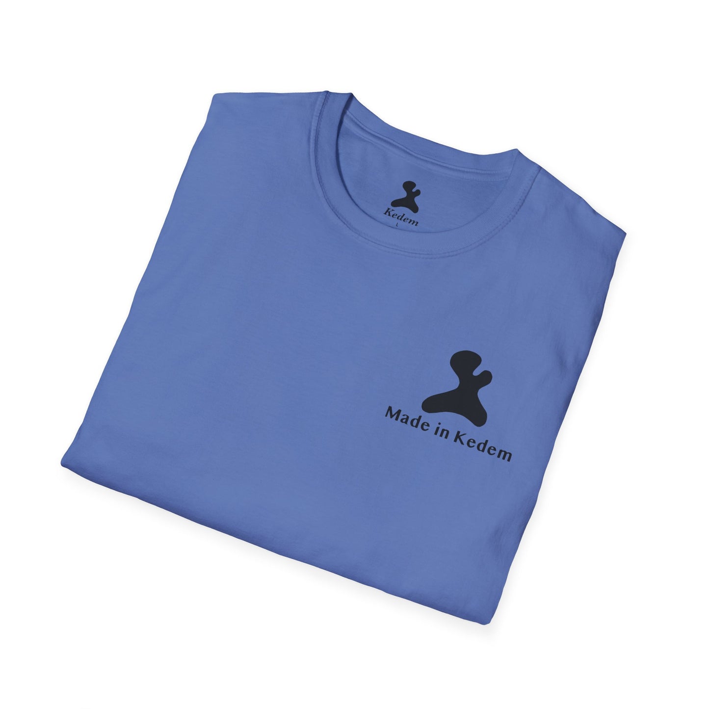 Unisex Softstyle T-Shirt - Peaceful Vibes Graphic Tee with Hebrew Text