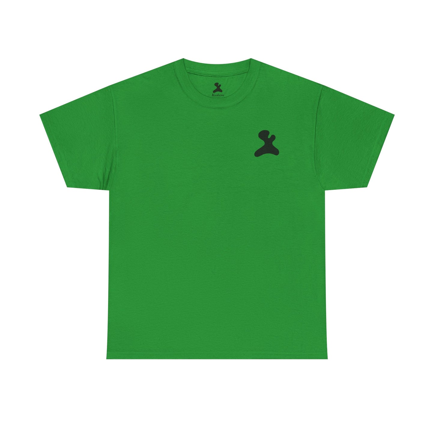Unisex Heavy Cotton T-Shirt - Made in Kedem logo, Casual Wear, Everyday Outfit, Eco-Friendly Gift, Comfortable Apparel.