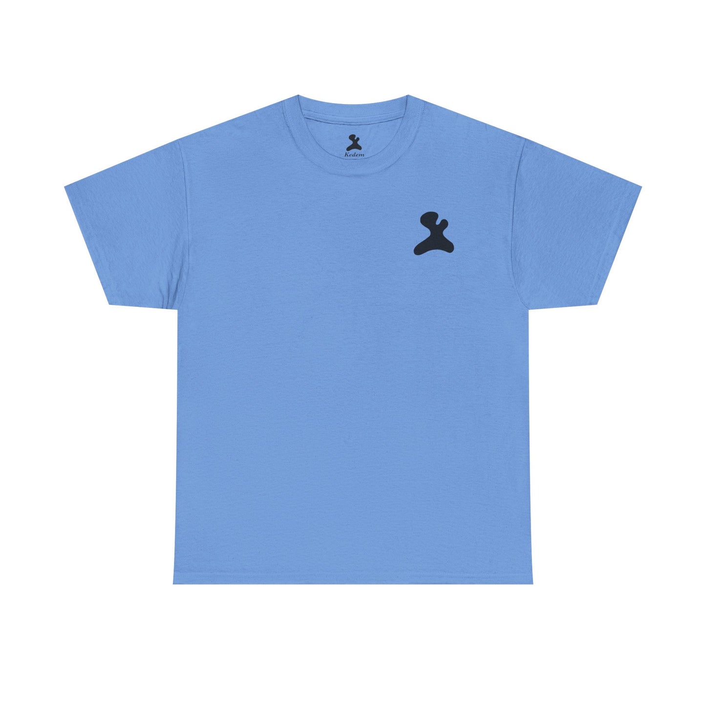 Unisex Heavy Cotton T-Shirt - Made in Kedem logo, Casual Wear, Everyday Outfit, Eco-Friendly Gift, Comfortable Apparel.