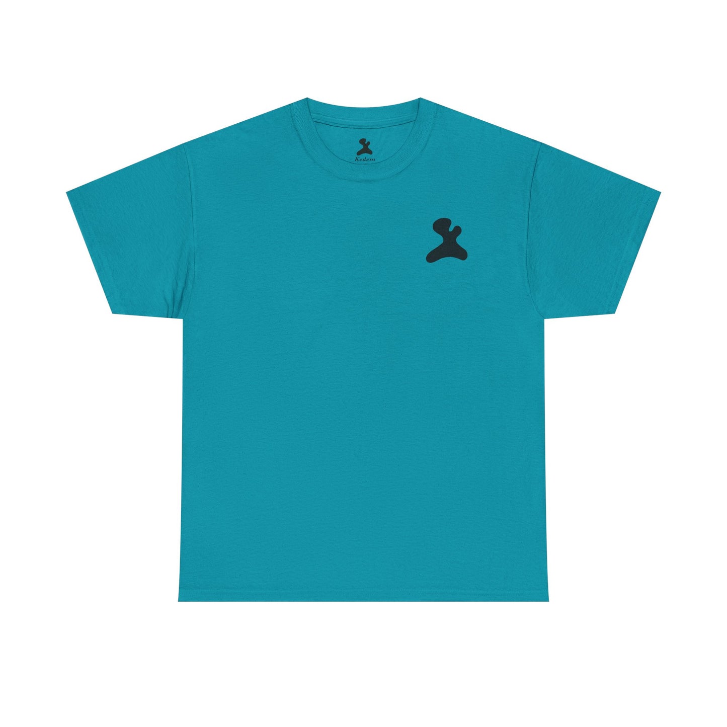 Unisex Heavy Cotton T-Shirt - Made in Kedem logo, Casual Wear, Everyday Outfit, Eco-Friendly Gift, Comfortable Apparel.