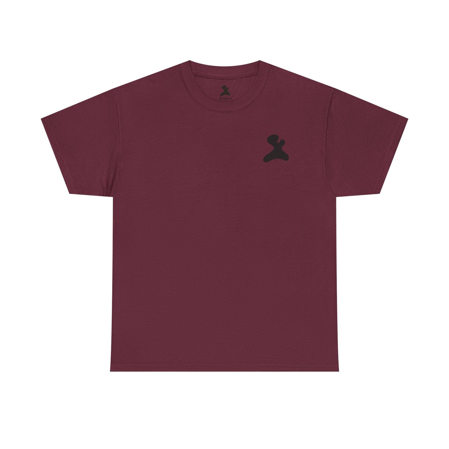Unisex Heavy Cotton T-Shirt - Made in Kedem logo, Casual Wear, Everyday Outfit, Eco-Friendly Gift, Comfortable Apparel.