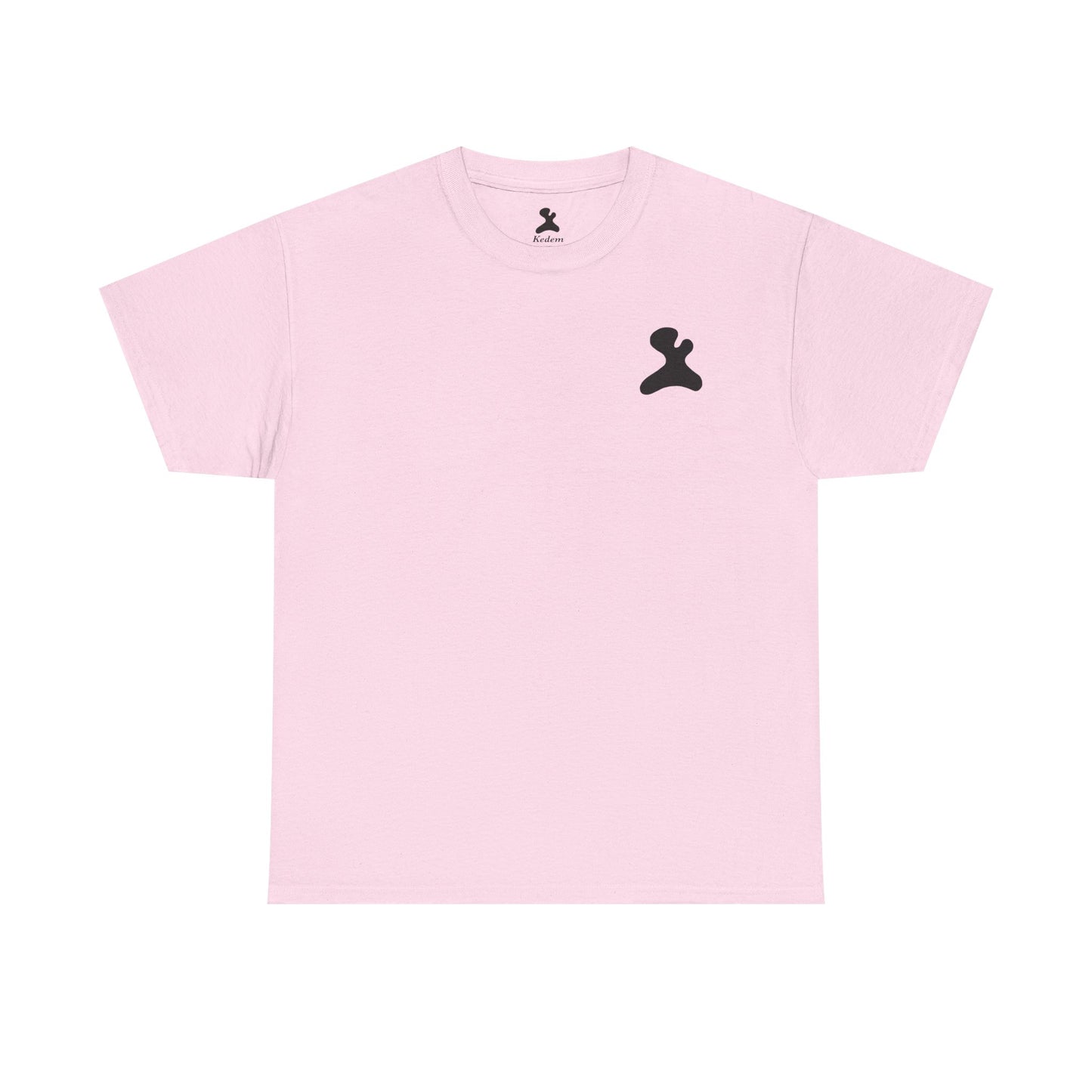 Unisex Heavy Cotton T-Shirt - Made in Kedem logo, Casual Wear, Everyday Outfit, Eco-Friendly Gift, Comfortable Apparel.