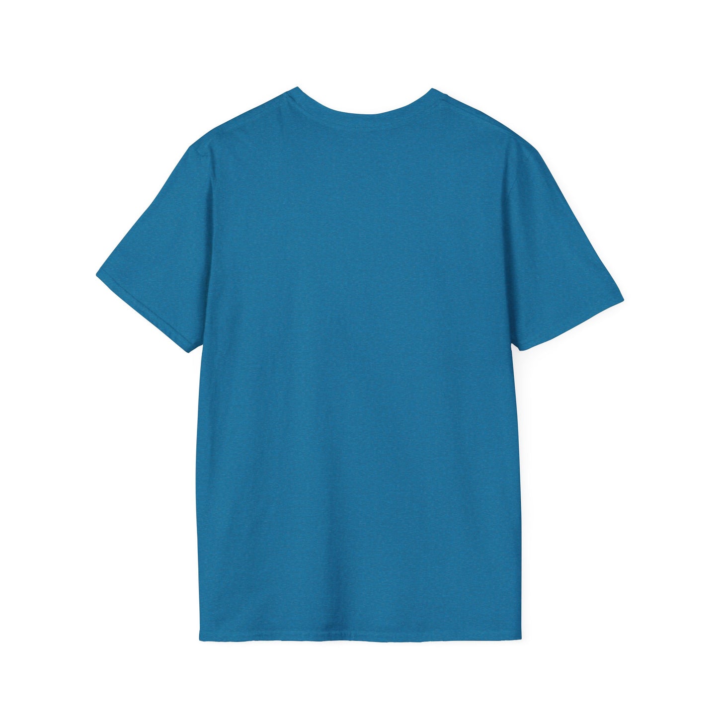 Unisex Softstyle T-Shirt - Peaceful Vibes Graphic Tee with Hebrew Text