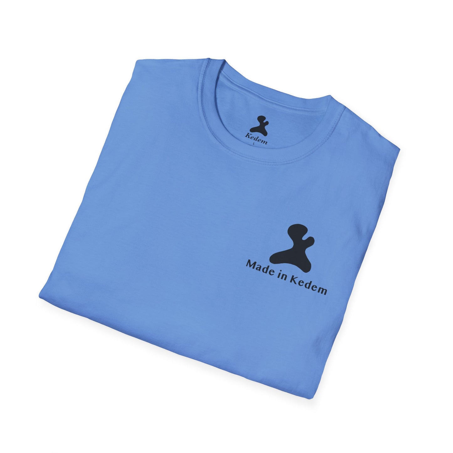Unisex Softstyle T-Shirt - Peaceful Vibes Graphic Tee with Hebrew Text