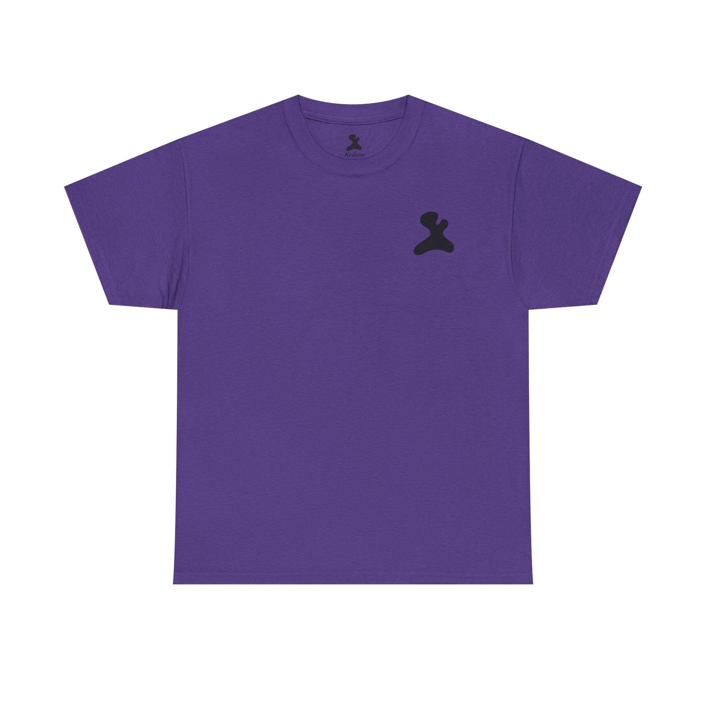 Unisex Heavy Cotton T-Shirt - Made in Kedem logo, Casual Wear, Everyday Outfit, Eco-Friendly Gift, Comfortable Apparel.